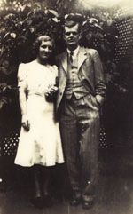 Betty Crowther and W. W. Sawyer wedding